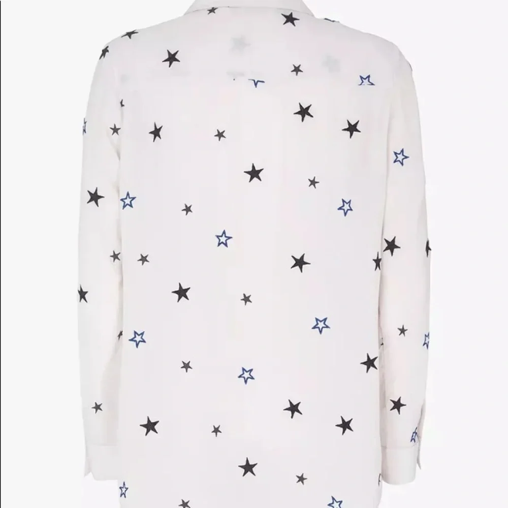 Women's Star Print Button Down Shirt - EUC - Picture 5 of 8